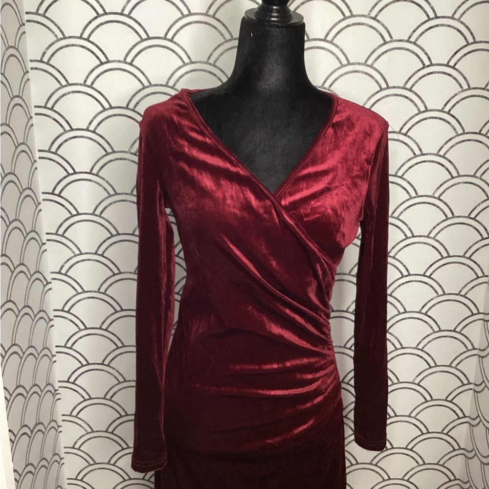 Olive Scent Blue Cutout Swing Dress – Size Small